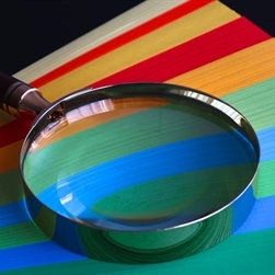 A magnifying glass